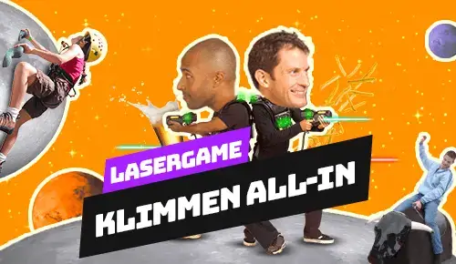 Lasergame en klimmen All-IN