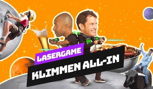 Lasergamen & Klimmen ALL-IN